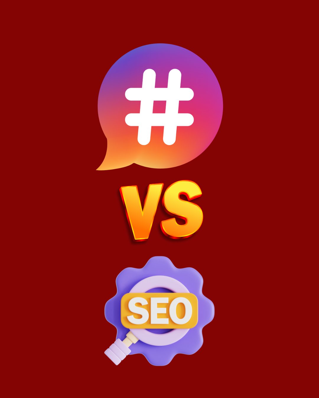 SEO vs social media hashtags in 2025
